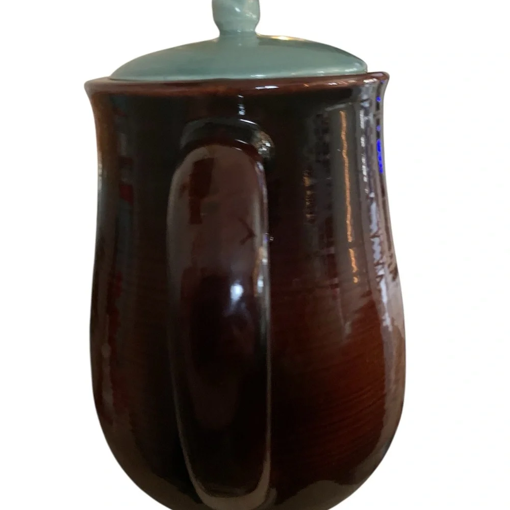 Vintage Red Wing Village Green Coffee Server 8” 50's-60's‎ Discounted